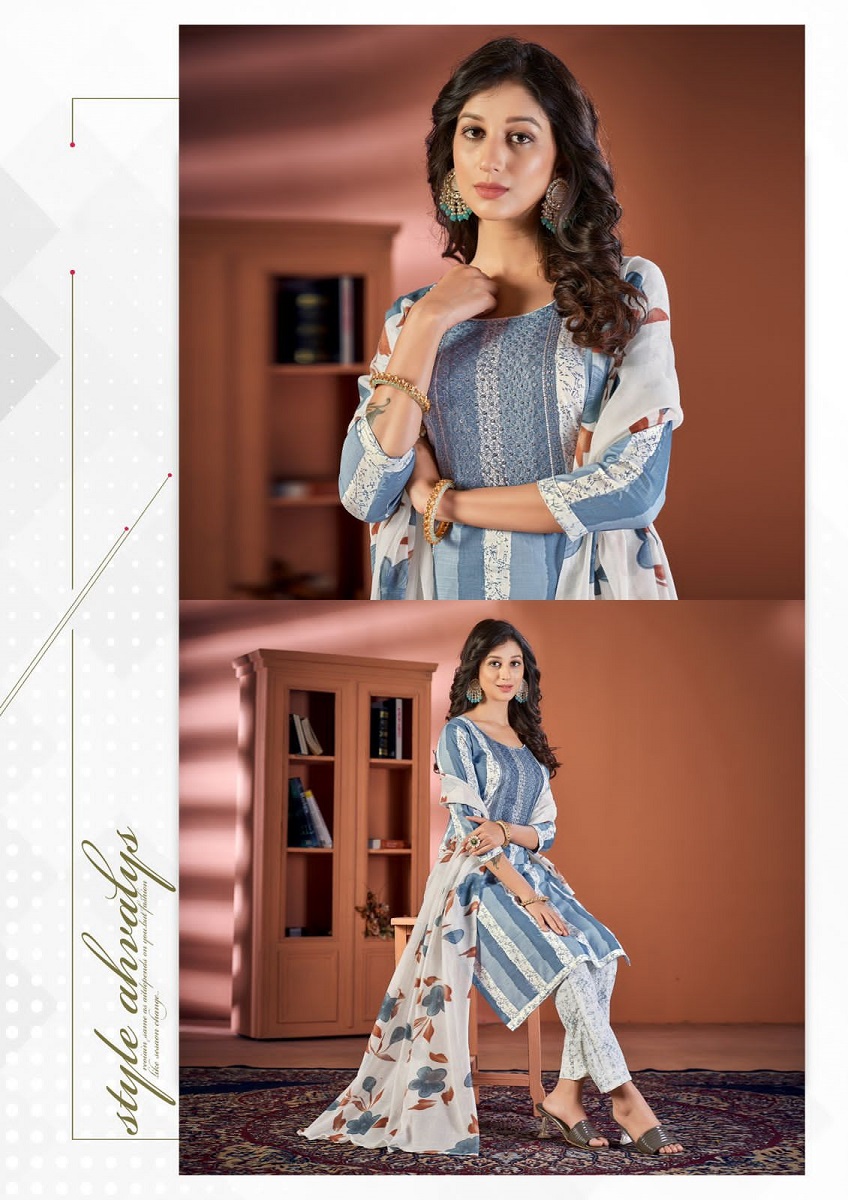Al Karam Heritage Self Embroidery Karachi Cotton Dress Material